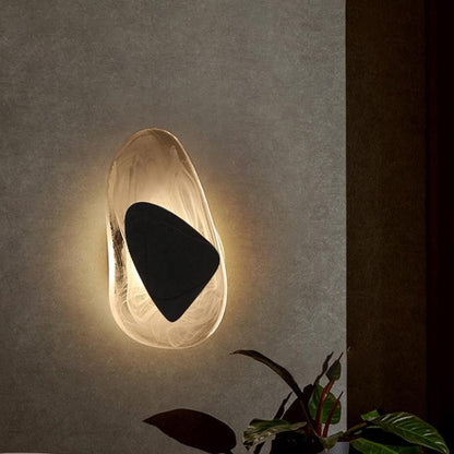 Moderne Kristallen Wandlamp - Elegante Verlichting - Zwart en Goud