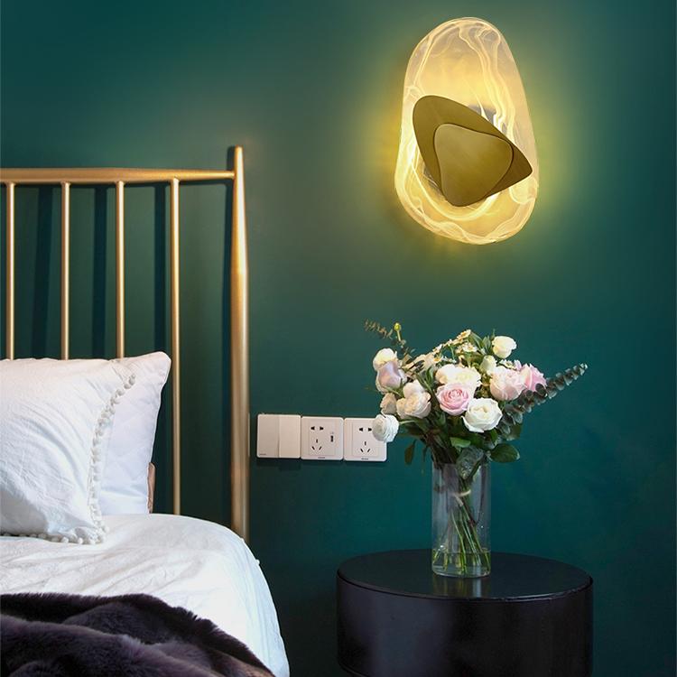 Moderne Kristallen Wandlamp - Elegante Verlichting - Zwart en Goud