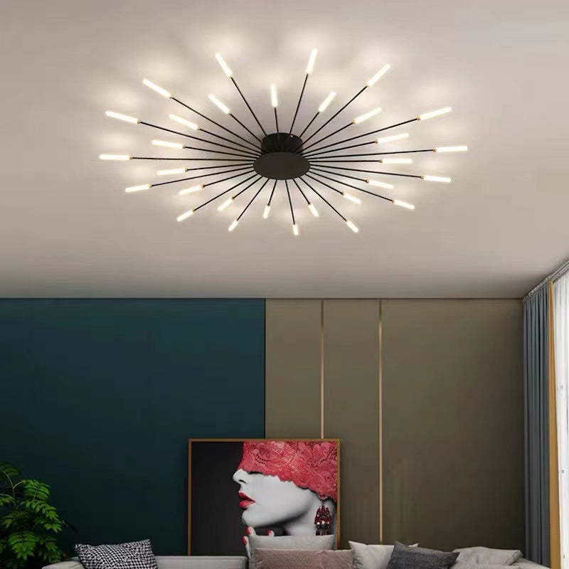 Luxe LED Plafondlampen - Elegante Spiraal Woon/slaapkamer Lamp