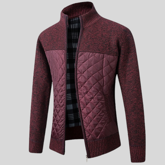 Heren Zip Vest -Elegante Kraag en luxe Pasform