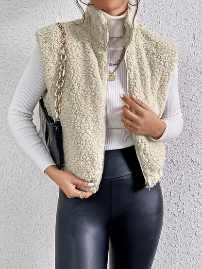 Teddy Vrouwen Gilet - Elegante dameskleding vest