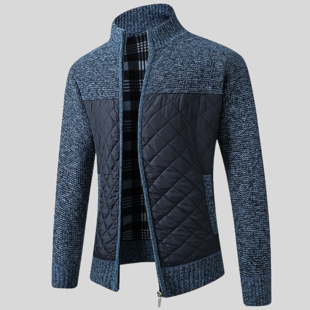 Heren Zip Vest -Elegante Kraag en luxe Pasform