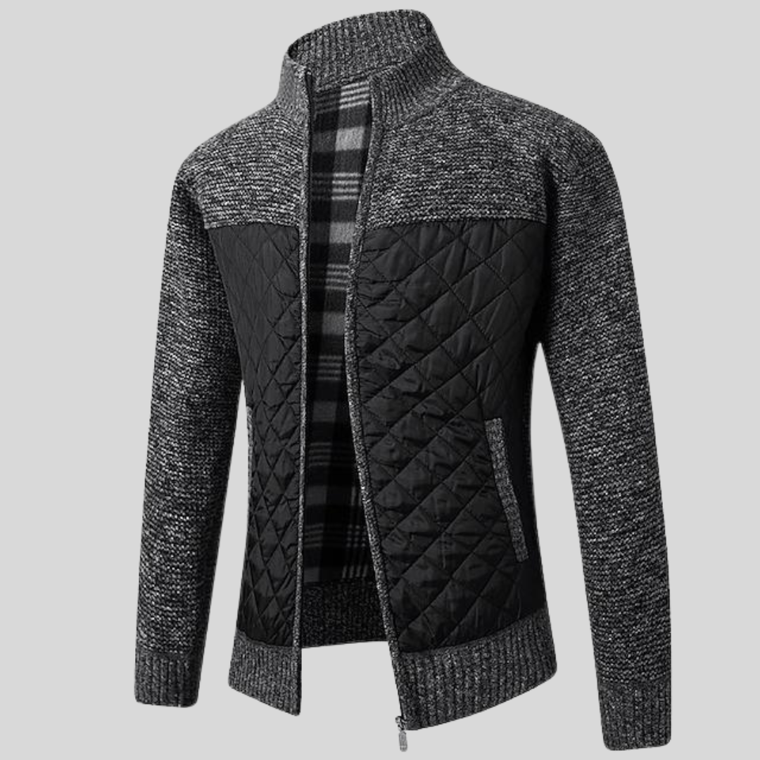 Heren Zip Vest -Elegante Kraag en luxe Pasform