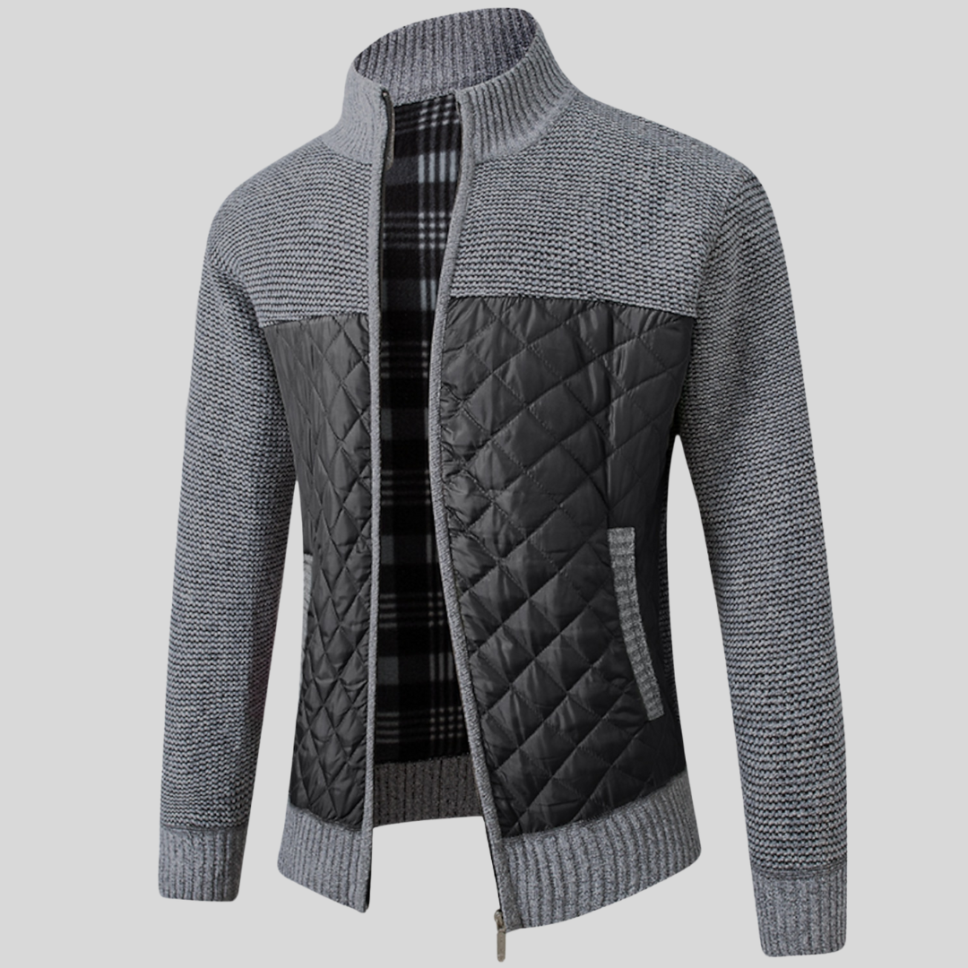 Heren Zip Vest -Elegante Kraag en luxe Pasform