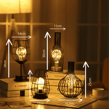 GlowSphere - Luxe Tafellamp - Voor Binnen- en Buitengebruik - Sfeervol Licht