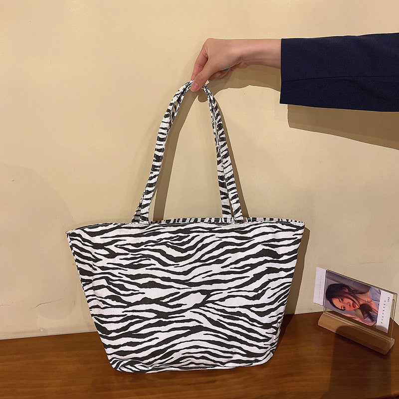 Zebraprint Handtas, Grote capaciteit handtassen voor vrouwen