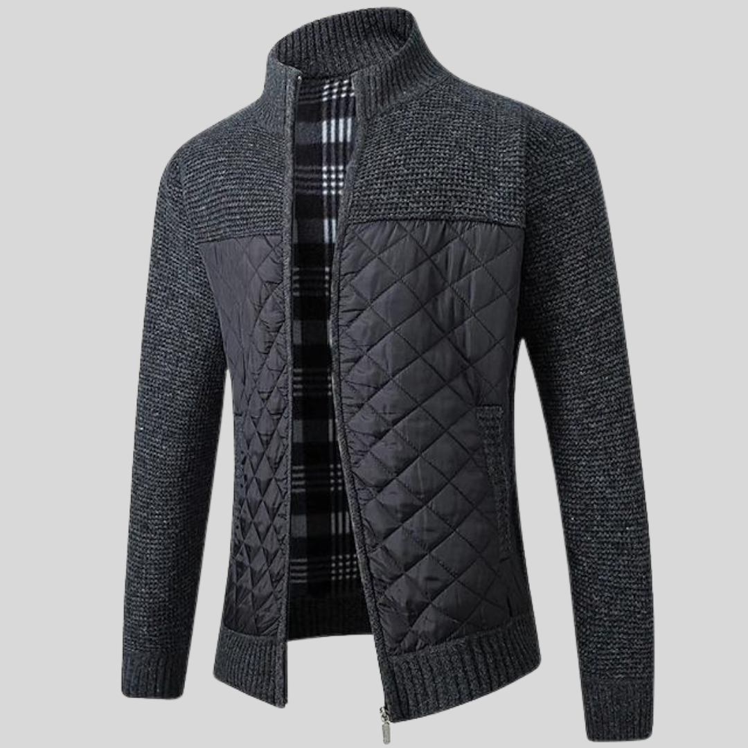 Heren Zip Vest -Elegante Kraag en luxe Pasform