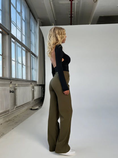 Stijlvolle high-waist broek - Stijl en fijne pasvorm