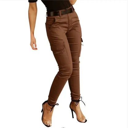 Cargo Dames Broek - Hoge Taille