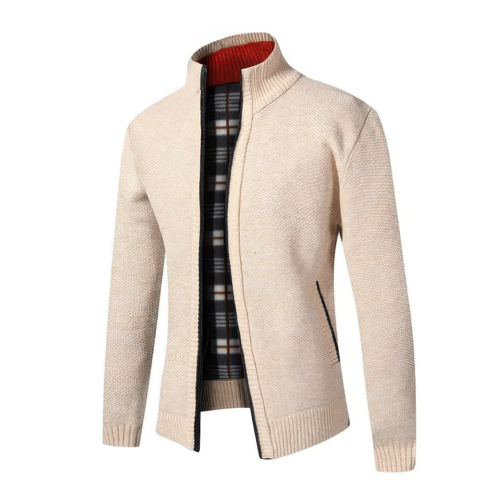 Luxe heren Jack - Dik Wollen en warm Vest