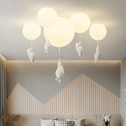 Fateh Ballon Lamp - woon/slaapkamer Plafondlamp LED Beer