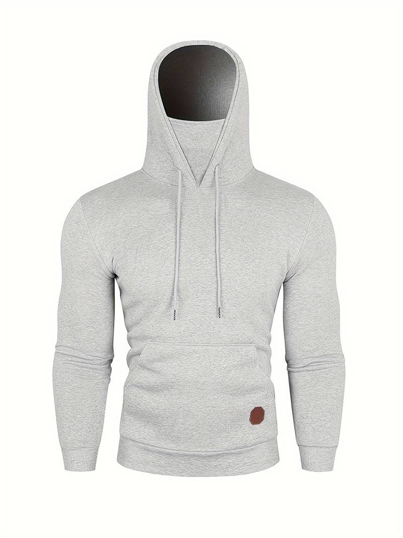 Comfortabele hoodie met nekwarmer voor Heren