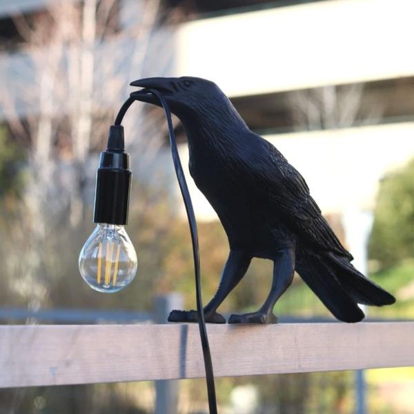 ShadowRaven Lamp - Tafel en Muur Lamp - Uniek Ontwerp - Voor Een Mystieke Sfeer