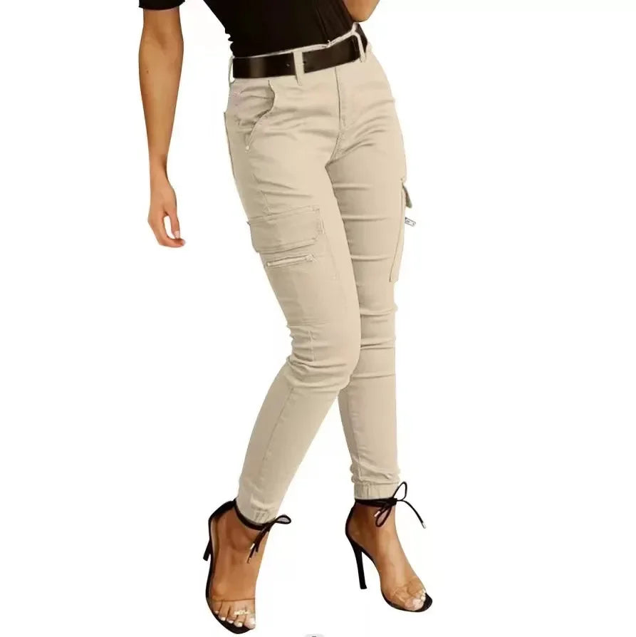 Cargo Dames Broek - Hoge Taille