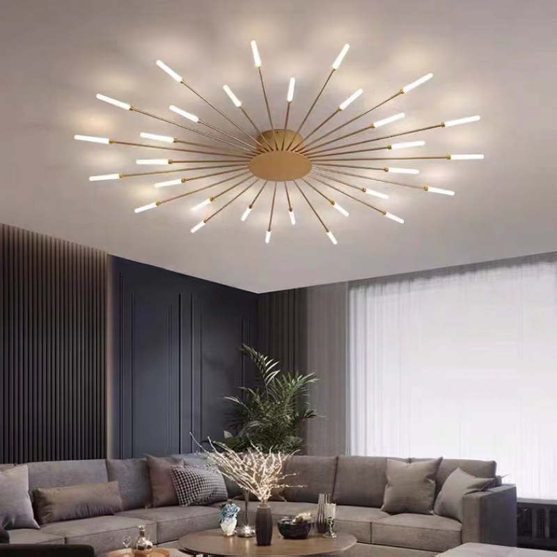 Luxe LED Plafondlampen - Elegante Spiraal Woon/slaapkamer Lamp