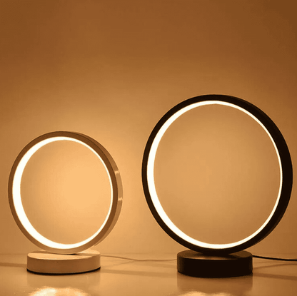 Ronde Led Tafellamp - Luxe design en warm licht