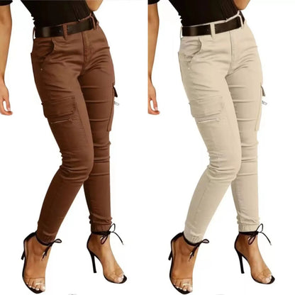 Cargo Dames Broek - Hoge Taille