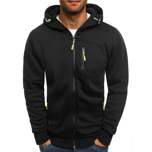 Sportief Heren hoodie - Capuchon met rits