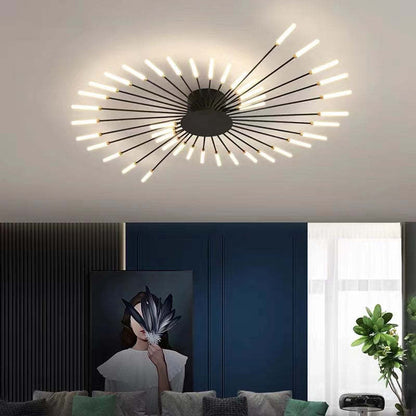 Luxe LED Plafondlampen - Elegante Spiraal Woon/slaapkamer Lamp