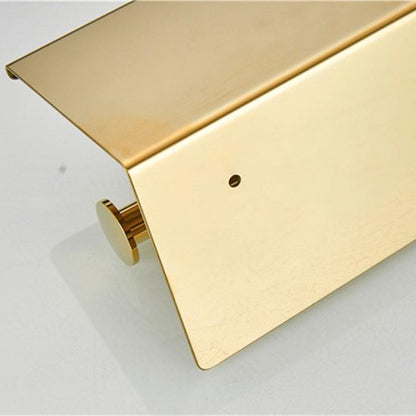 Dubbele Toiletrolhouder - Luxe Gouden badkamer accessoires