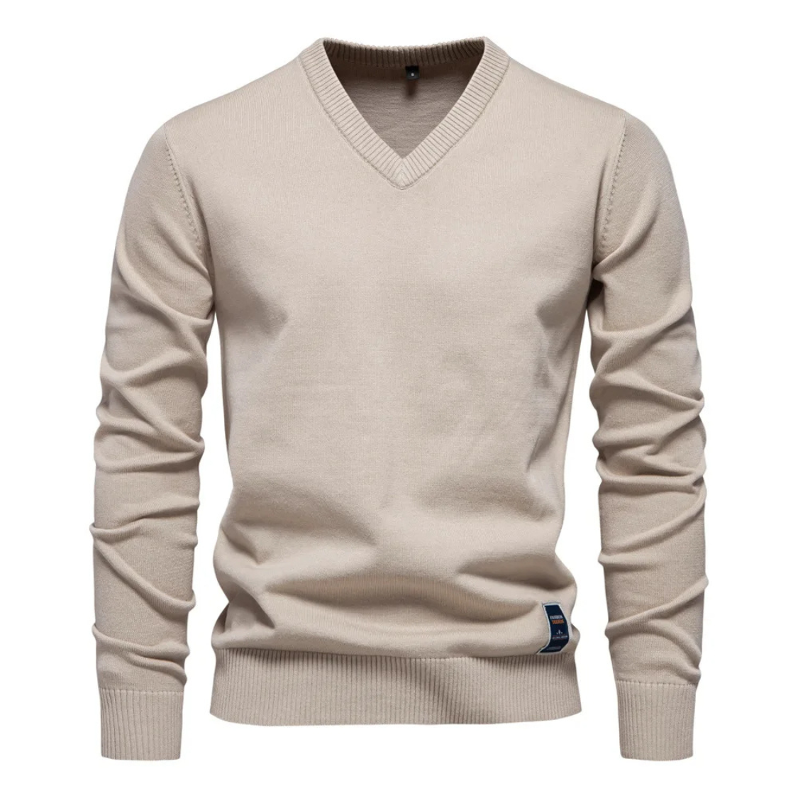 Heren V-Hals Trui - Casual en Comfortabele Pasvorm