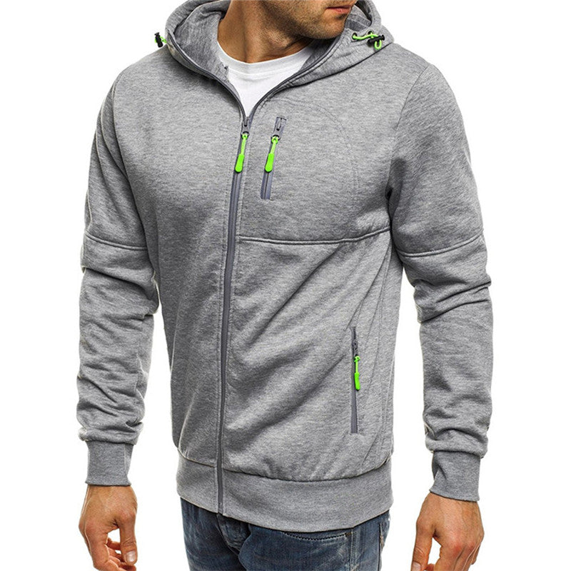 Sportief Heren hoodie - Capuchon met rits