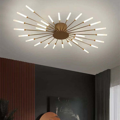 Luxe LED Plafondlampen - Elegante Spiraal Woon/slaapkamer Lamp