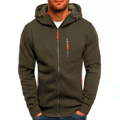 Sportief Heren hoodie - Capuchon met rits