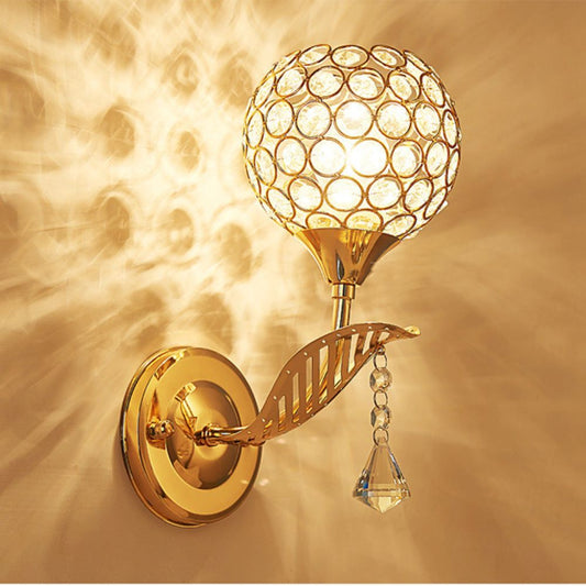 IronRetro - Industriële Wandlamp - Vintage Look - Goud