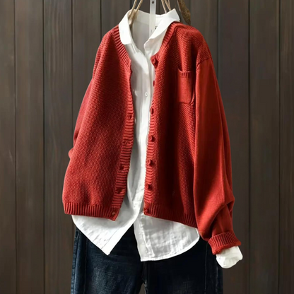 Elegance Cardigan Met Knopen - Dames vest