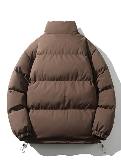 Stijlvolle Heren puffer jas - Gewatteerde oversized mode