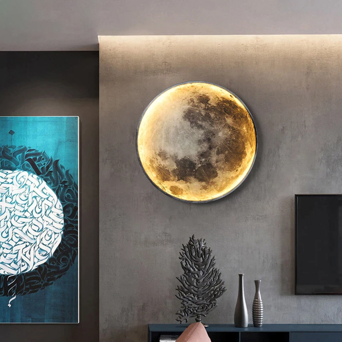 Magische Maan Wandlamp - voor Luxe en Nette Woonkamer