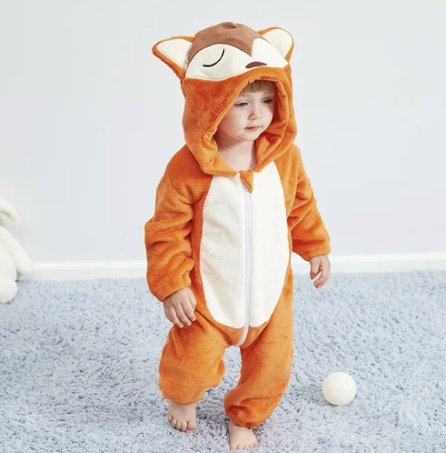 TinyBeasts - Dierlijke Baby Onesies, Super Zacht en Knuffelbaar