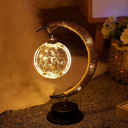 DreamBeam Lamp - Halve Maan Nachtlamp - Magisch Licht - Rustgevend en Decoratief