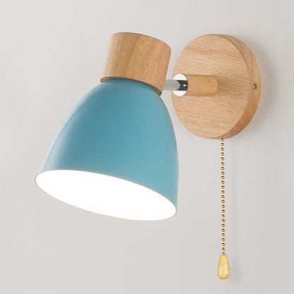 WoodLux Scandinavische Wandlamp - Modern Design met Natuurlijke Houtafwerking