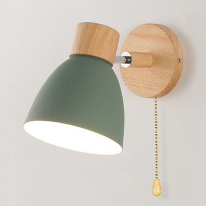 WoodLux Scandinavische Wandlamp - Modern Design met Natuurlijke Houtafwerking