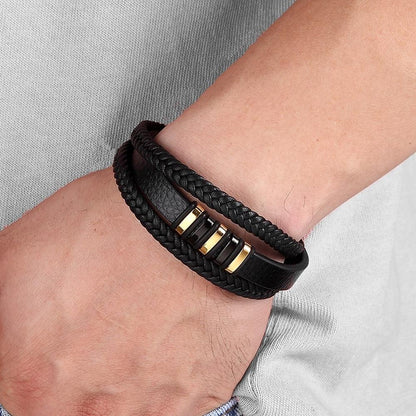 Stijlvolle Mannen Armband - Stevig en Elegant ontwerp