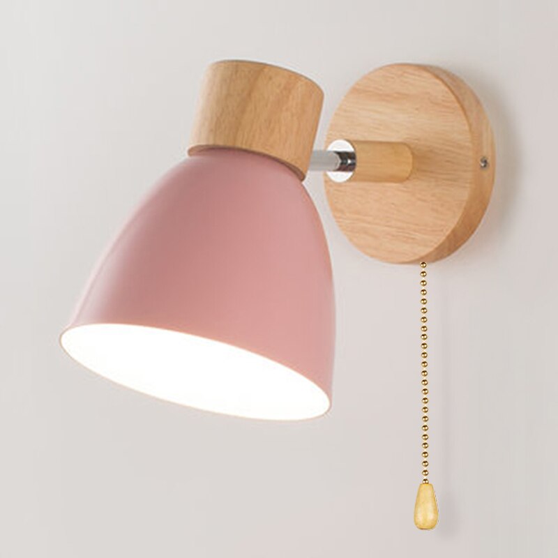 WoodLux Scandinavische Wandlamp - Modern Design met Natuurlijke Houtafwerking