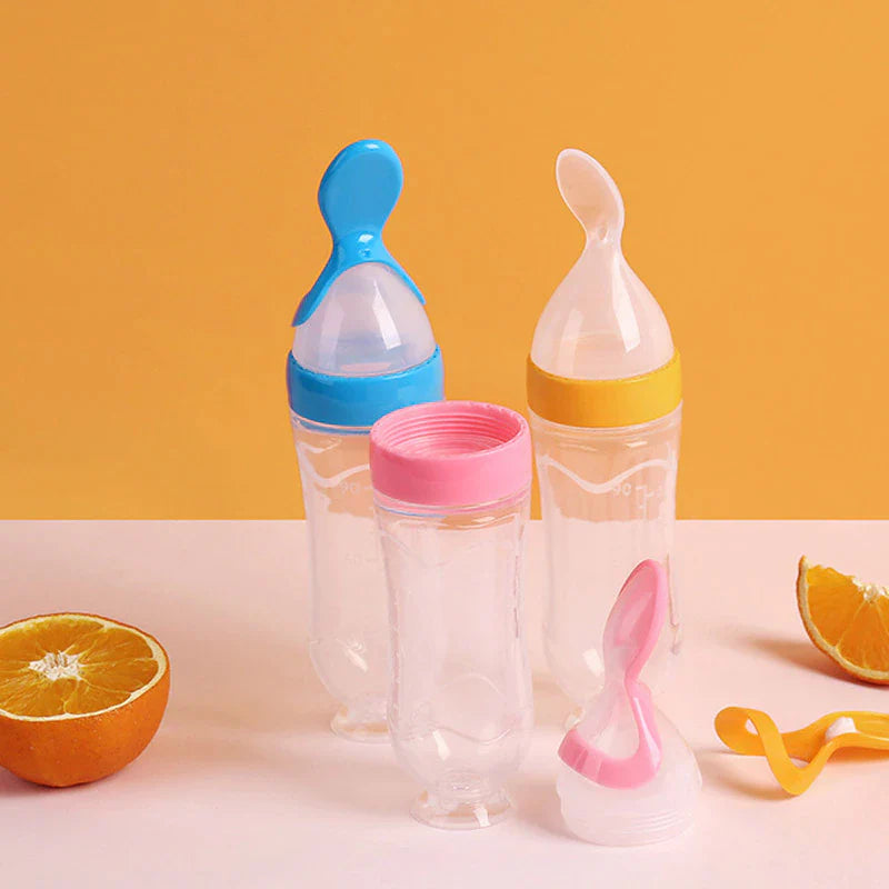 LilSquirt Babyfles - Babyvoeding met Lepel - Handig en Hygiënisch