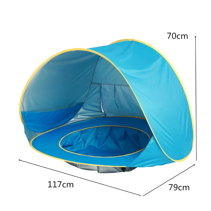 OceanBreeze Babytent - UV 50+ Bescherming  - Mini Zwembad - Veilig en Leuk