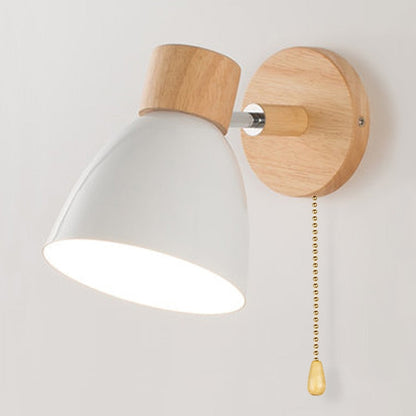 WoodLux Scandinavische Wandlamp - Modern Design met Natuurlijke Houtafwerking