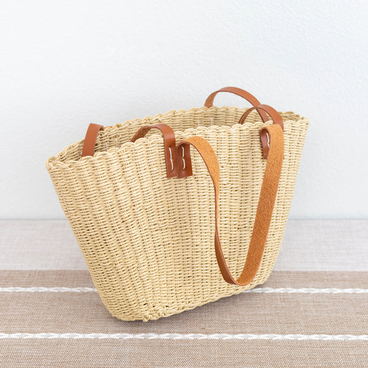 Elegant Beige handtas - Vrouwen strandtas - Luxe dames tas