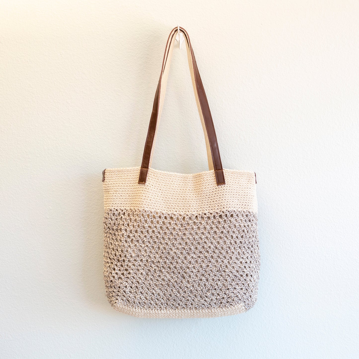 Woven Elegance - Geweven Vrouwen Schoudertas - Dames Strandtas