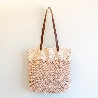 Woven Elegance - Geweven Vrouwen Schoudertas - Dames Strandtas