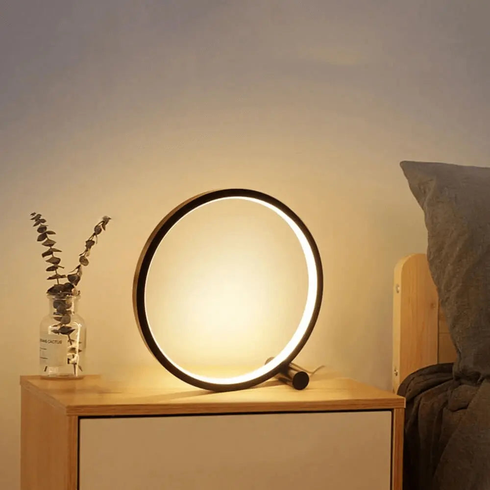 Eclipse LED Nachtlamp - Ronde Design - Dimbaar - Stijlvolle en Moderne Verlichting