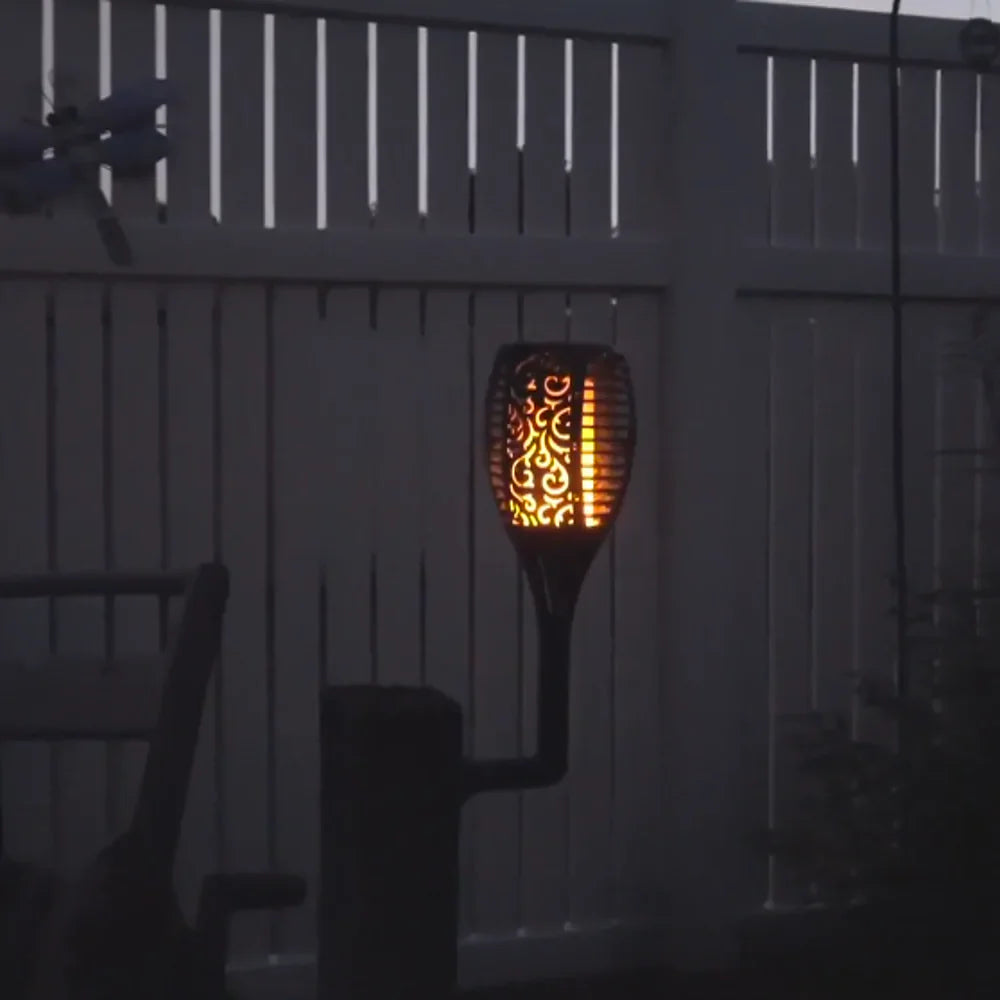 GardenLed-  Tuinfakkels LED lamp - Werkt op Zonne-energie - Sfeervolle Tuinverlichting