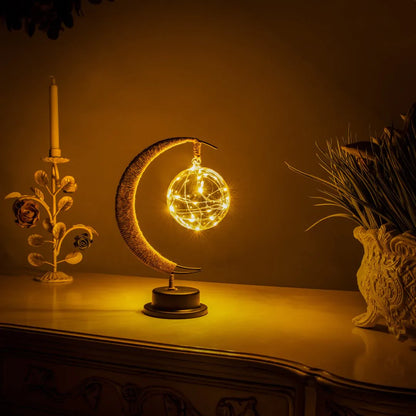 DreamBeam Lamp - Halve Maan Nachtlamp - Magisch Licht - Rustgevend en Decoratief