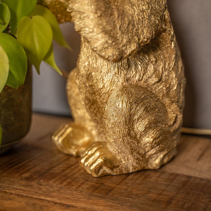 ChimpShine Tafellamp - Gouden Aap - Luxe en Uniek - Ideaal voor Sfeer en Stijl in Huis