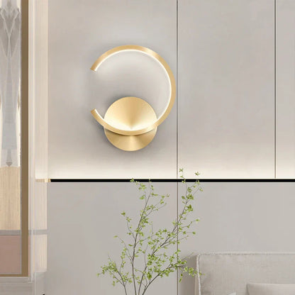 Luxe Moderne LED Wandlamp - Cirkel lamp