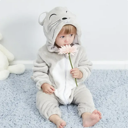 TinyBeasts - Dierlijke Baby Onesies, Super Zacht en Knuffelbaar